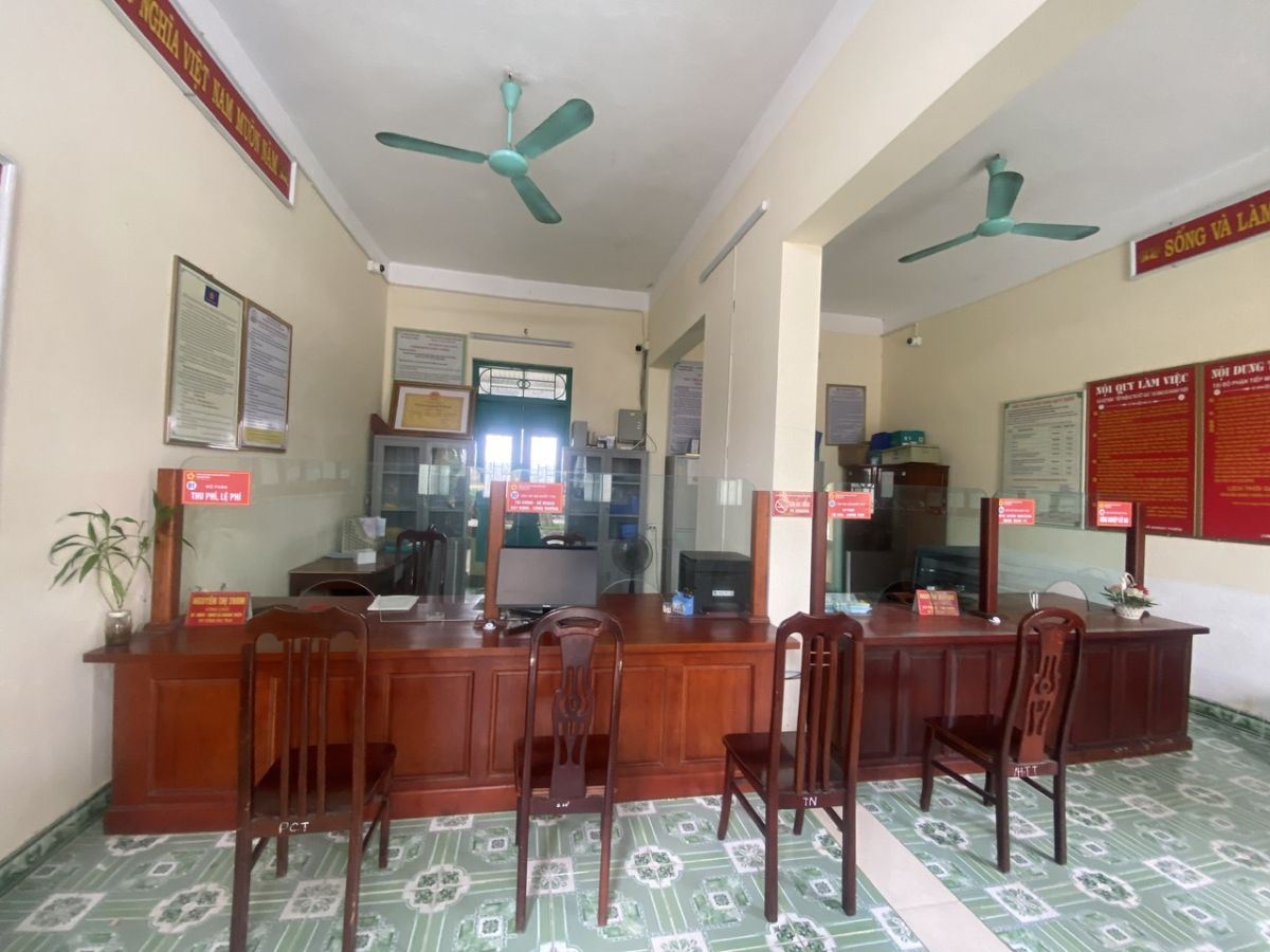 Trung tâm dịch vụ hành chính công xã Khánh Thiện